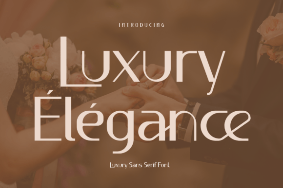 Luxury Élégance: A Premium Sans Serif Font for Bold Campaigns